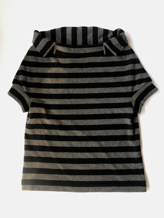 YOHJI YAMAMOTO+NOIR Thick Wool Short Sleeve Knit