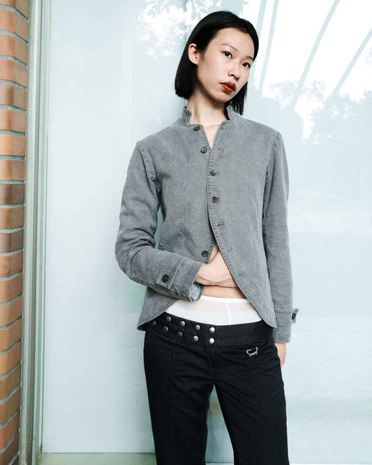 Y’s by Yohji Yamamoto Asymmetric Button-Up Jacket