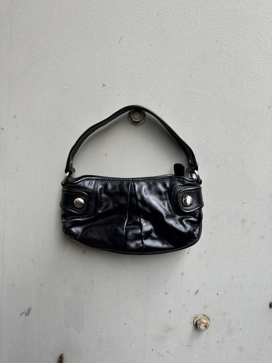 DKNY LEATHER SHOULDER BAG