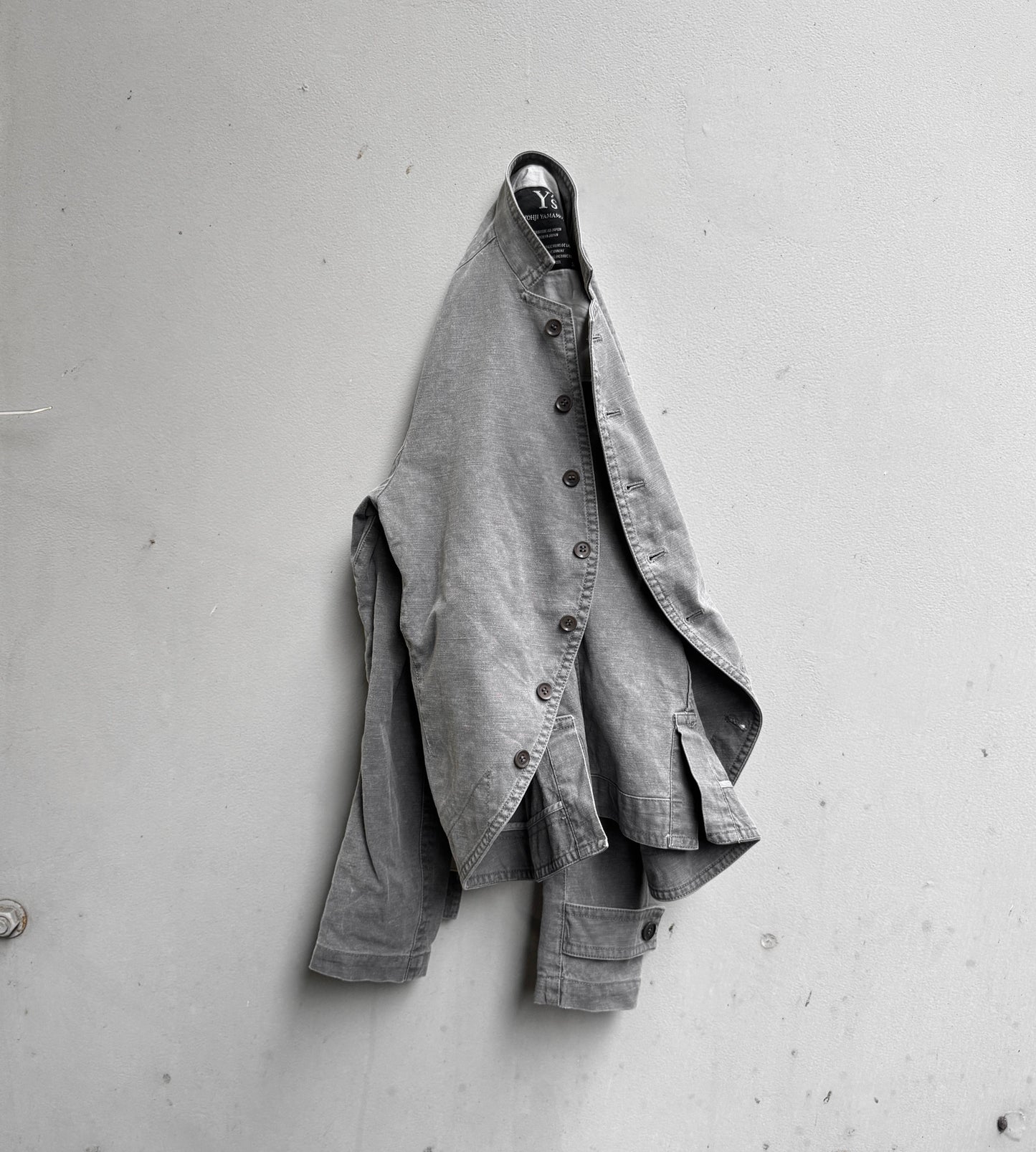 Y’s by Yohji Yamamoto Asymmetric Button-Up Jacket