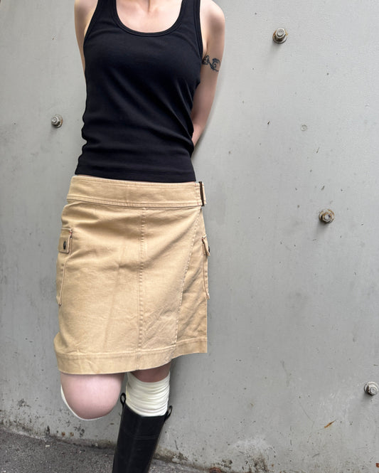 2000s Vivienne Tam Snap Cargo Skirt