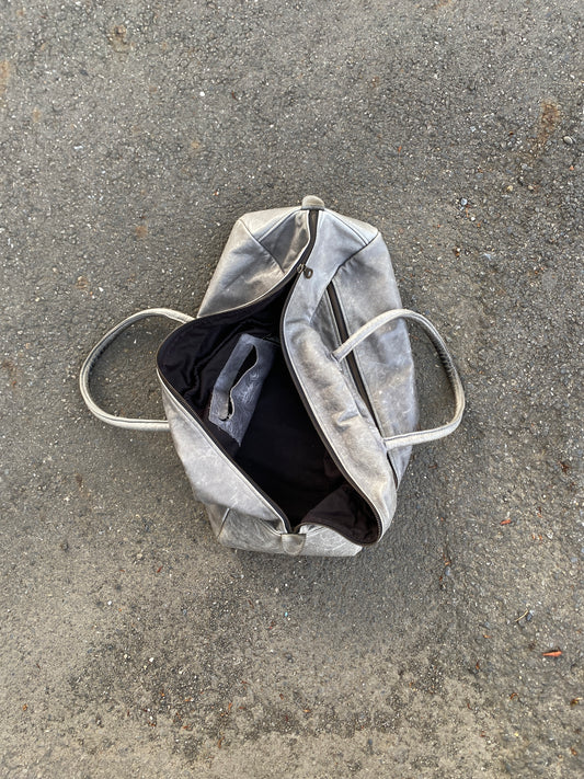 Jas M.B. 2000s Leather Travel Bowling Bag