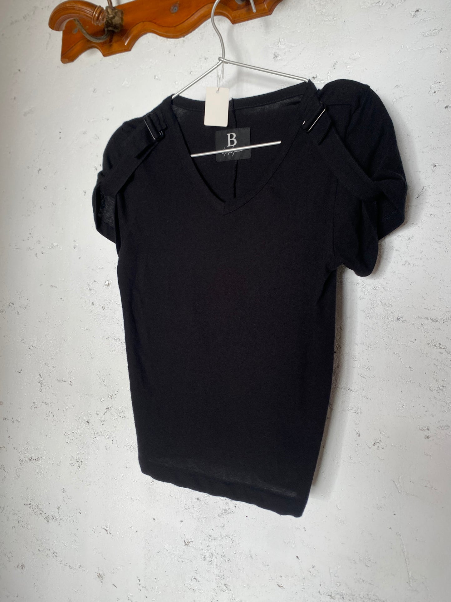 B Yohji Yamamoto Adjuster Shoulder Tee