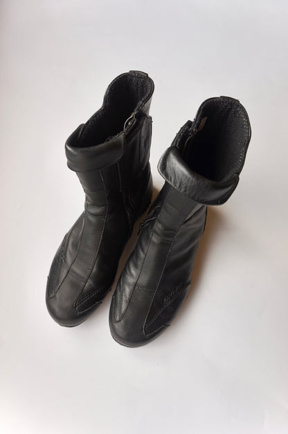 DKNY Leather Zip Boots US7