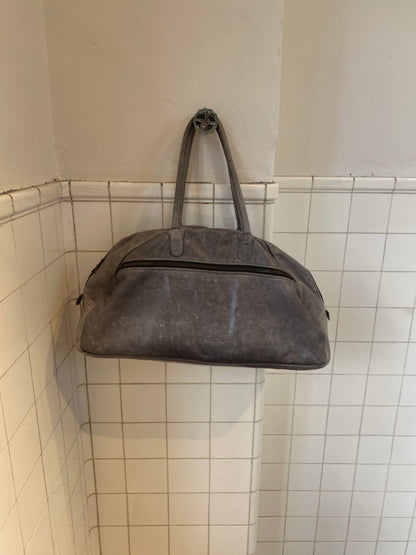 Jas M.B. 2000s Leather Travel Bowling Bag