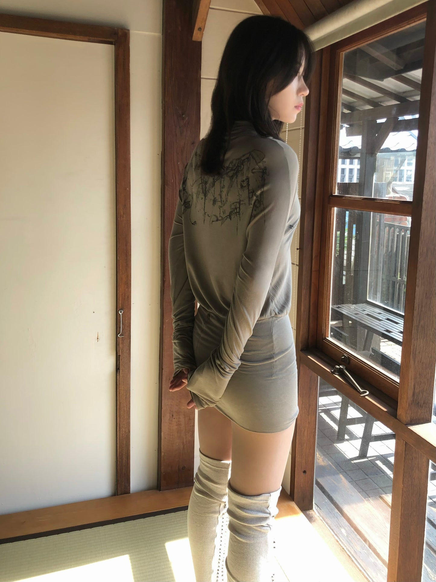 2000s Diesel Graphic Turtleneck