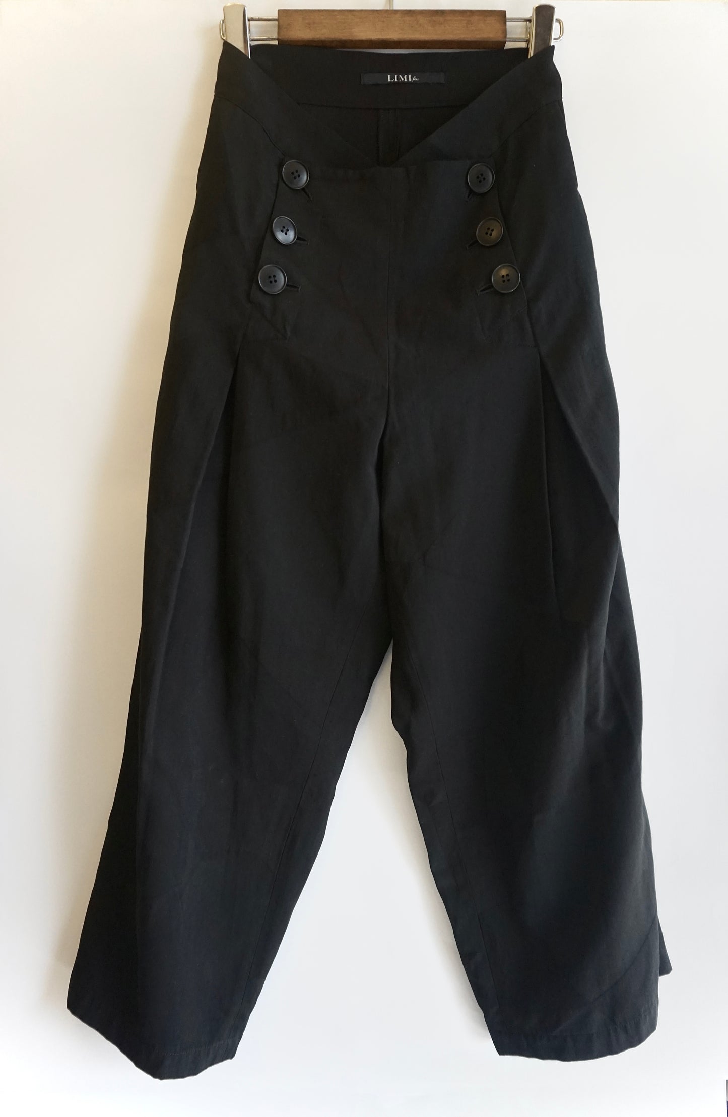 LIMI feu Cotton Silk Panelled Sailor Pants