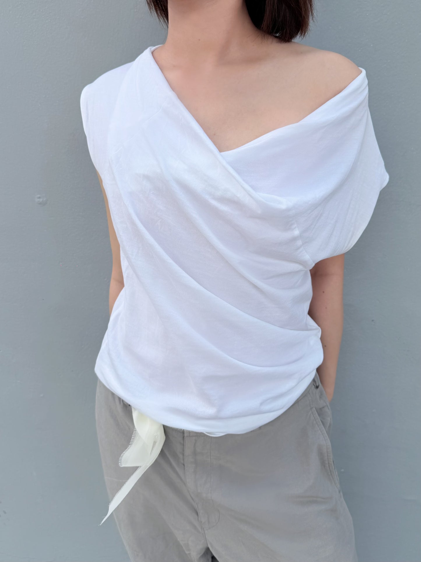 Neil Barrett Asymmetry Tank Top