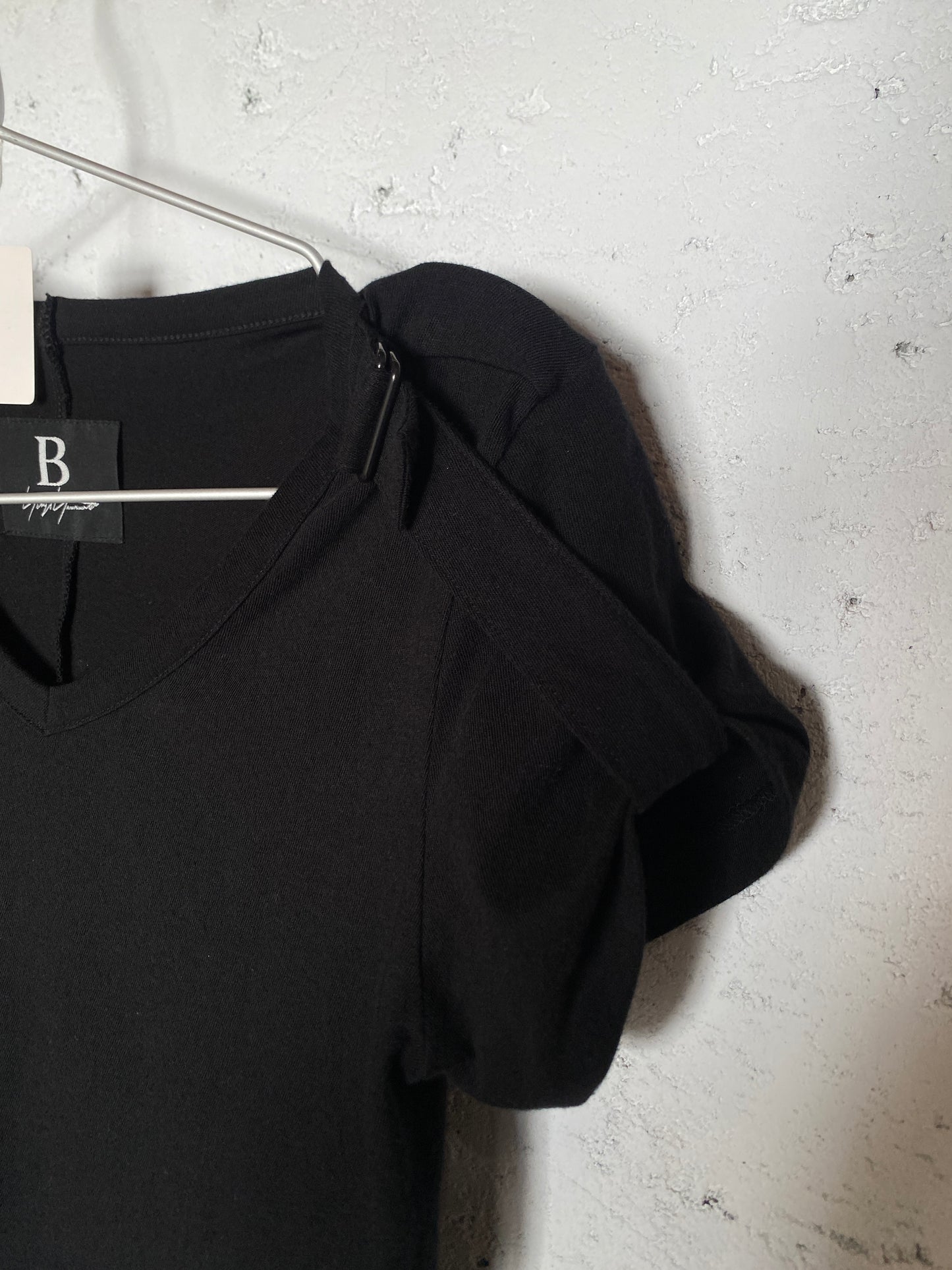 B Yohji Yamamoto Adjuster Shoulder Tee