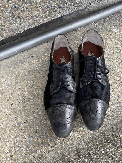 2000s Miharayasuhiro Pony Hair Derby Shoes