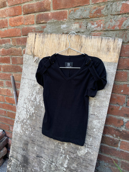 B Yohji Yamamoto Adjuster Shoulder Tee