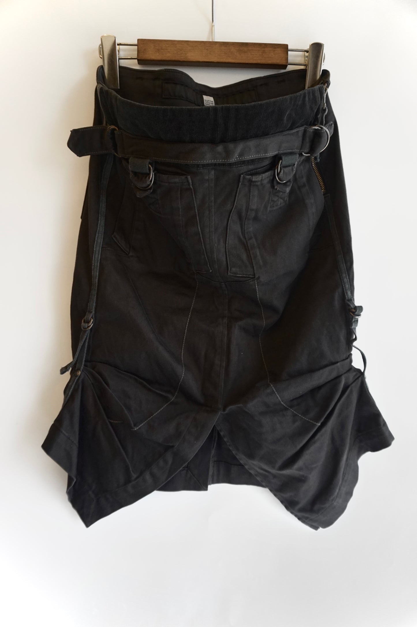 Marithé + François Girbaud slit skirt