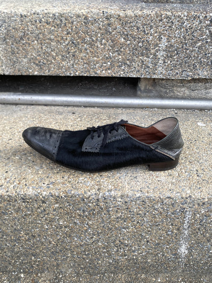 2000s Miharayasuhiro Pony Hair Derby Shoes