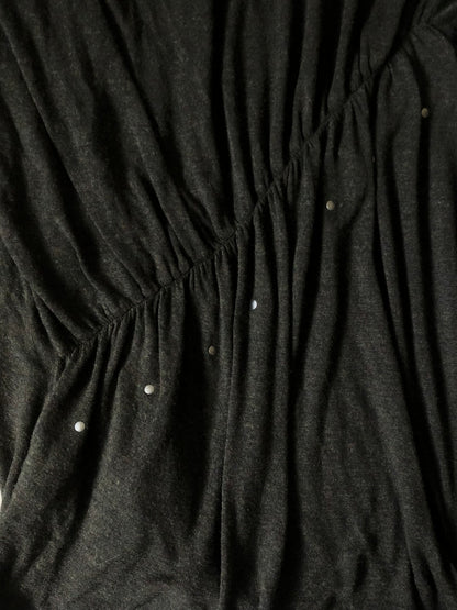 HaaT ISSEY MIYAKE Studded Sheer Ruched Top (sample item)