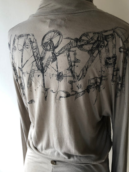 2000s Diesel Graphic Turtleneck