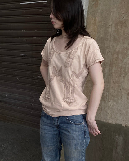 Marithé + François Girbaud M Logo Dual Pocket Tee t shirt