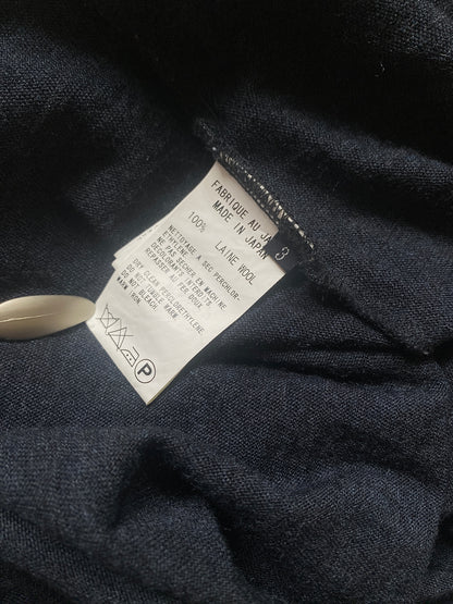 Y's Rolled Edge Layered Wool Top