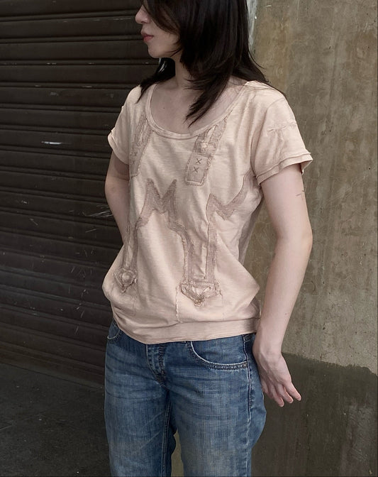 Marithé + François Girbaud M Logo Dual Pocket t shirt