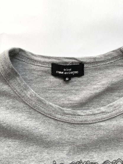 2017SS tricot COMME des GARÇONS WASTE NOT WANT NOT tee