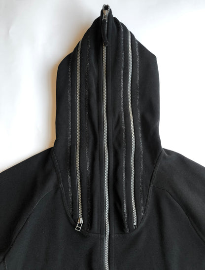 Marithé + François Girbaud Double Hood Zip-Up Hoodie