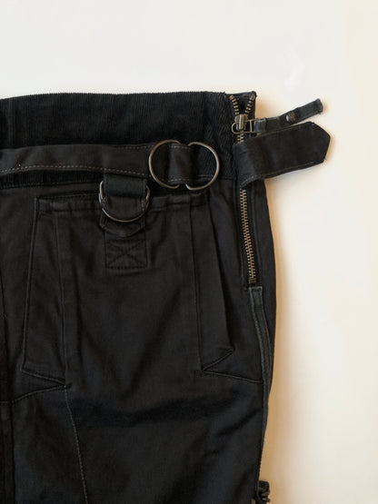 Marithé + François Girbaud slit skirt