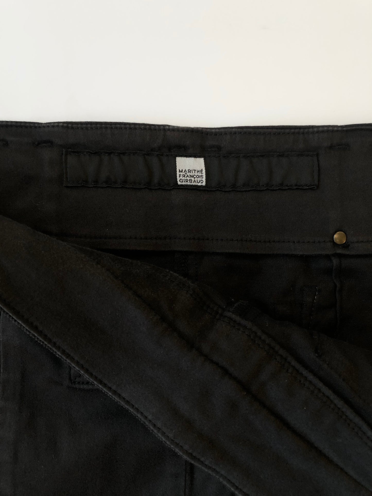 Marithé + François Girbaud slit skirt