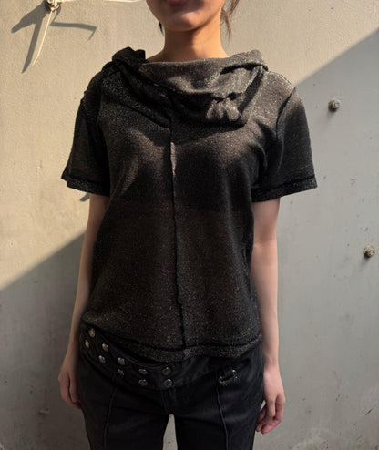 AD2005 JUNYA WATANABE 2 Way Shimmery Knit Top