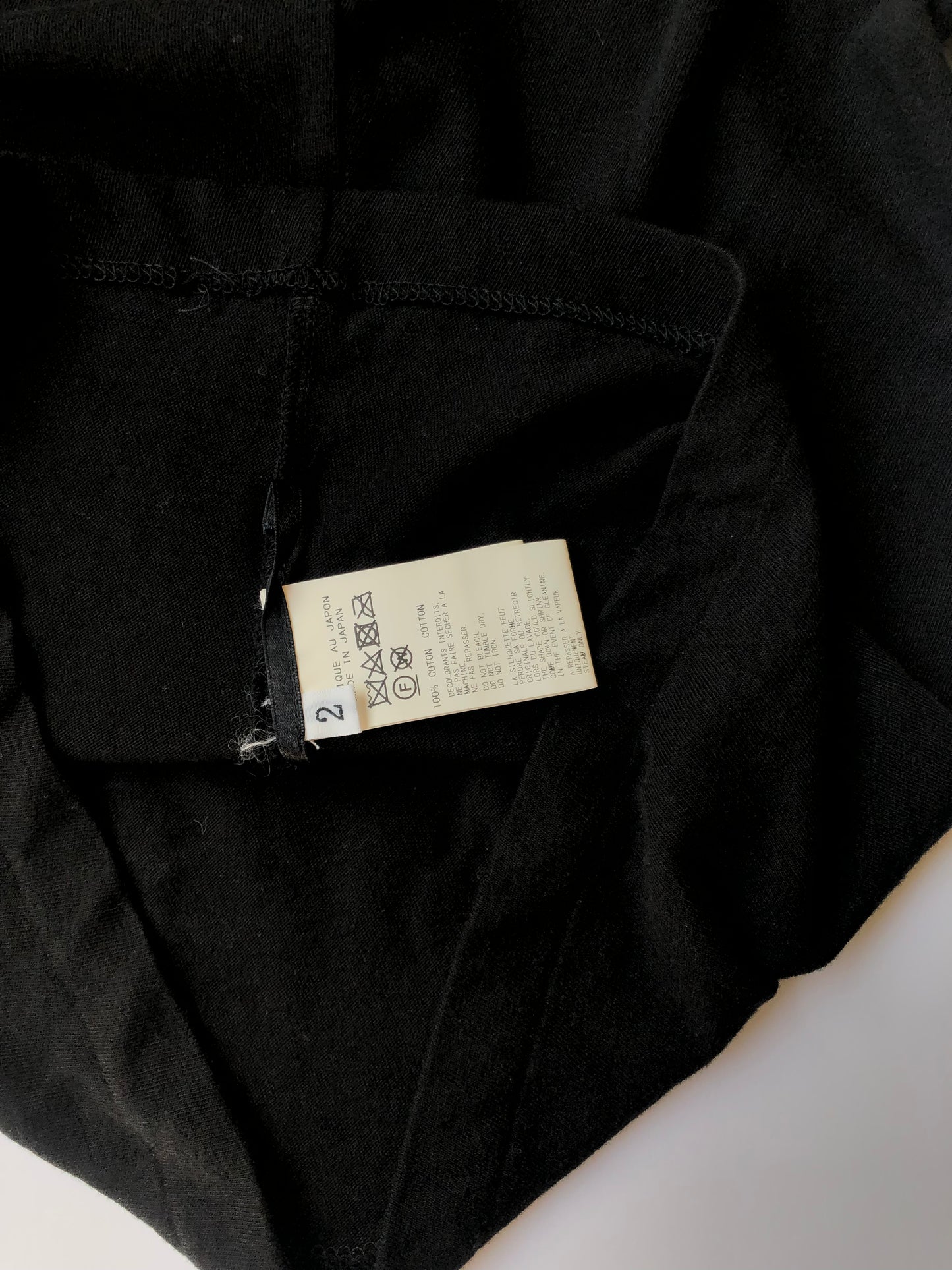 B Yohji Yamamoto Adjuster Shoulder Tee