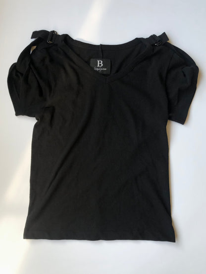 B Yohji Yamamoto Adjuster Shoulder Tee