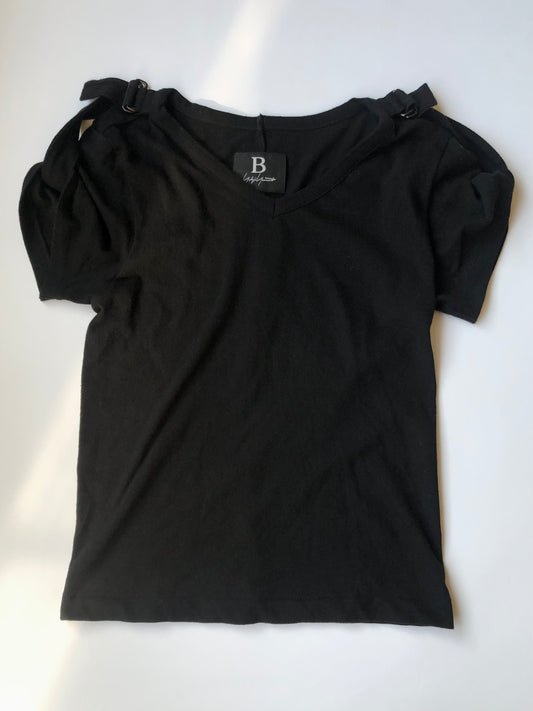 B Yohji Yamamoto Adjuster Shoulder Tee
