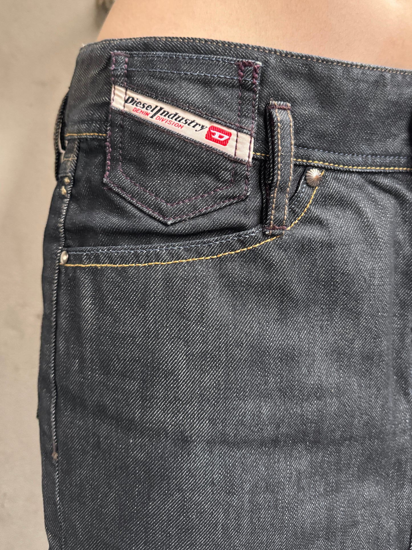 DIESEL SLIT DENIM SKIRT