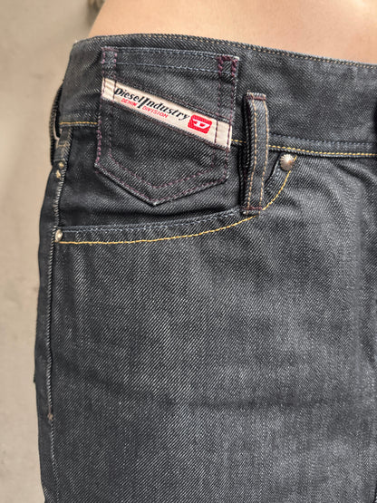 DIESEL SLIT DENIM SKIRT