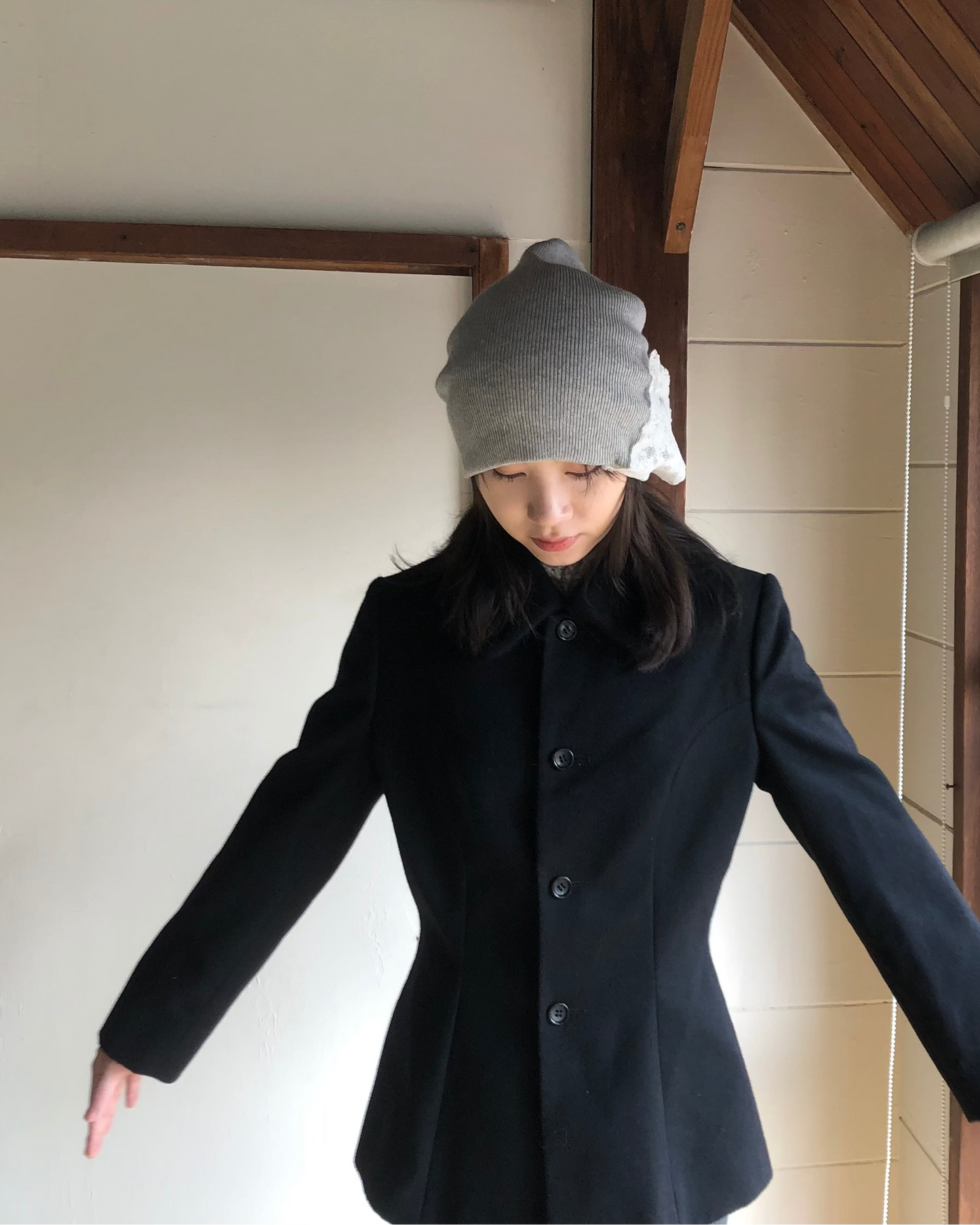 AD1997 tricot COMME des GARÇONS Felted Wool Coat