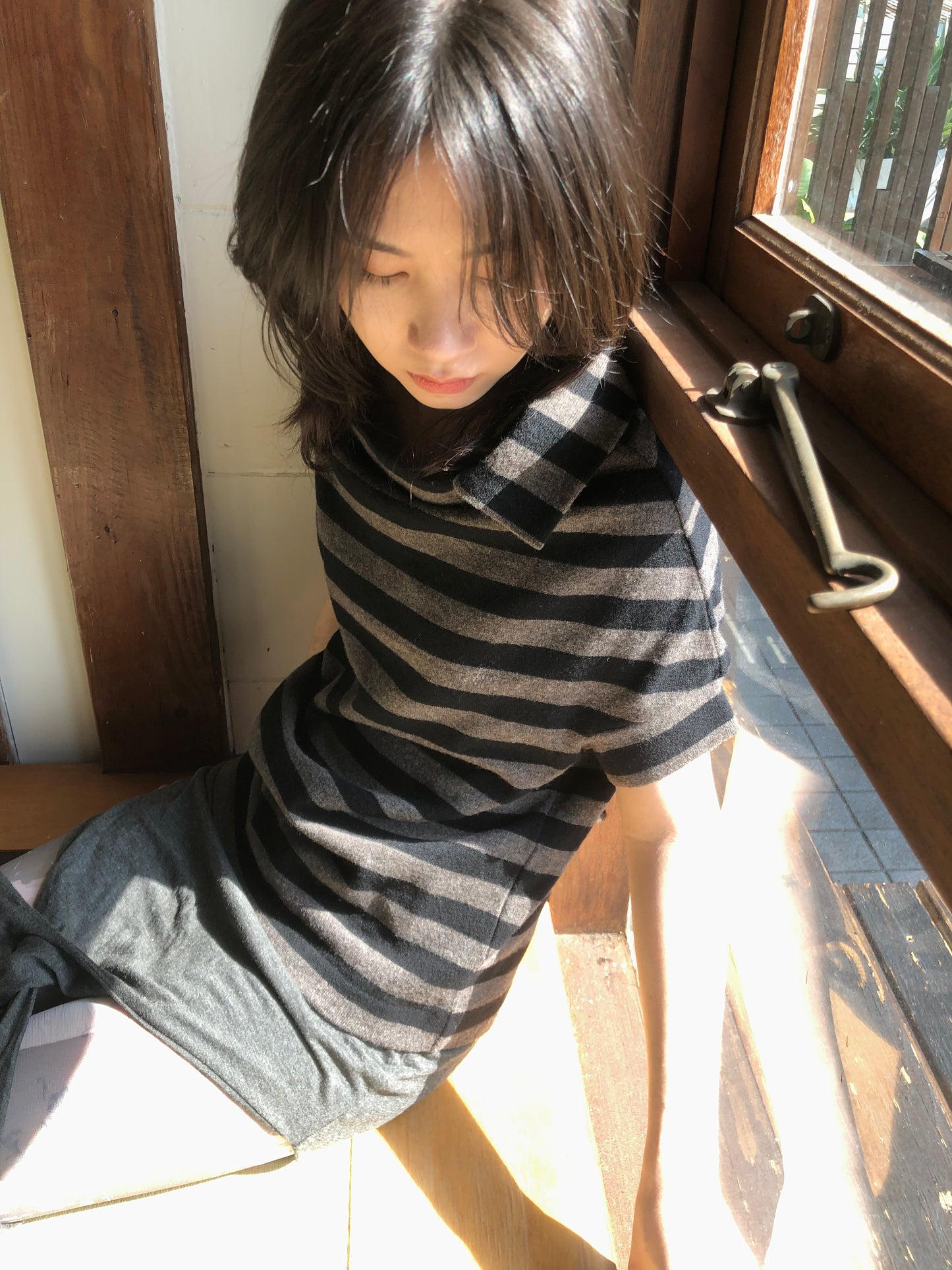 YOHJI YAMAMOTO+NOIR Thick Wool Short Sleeve Knit