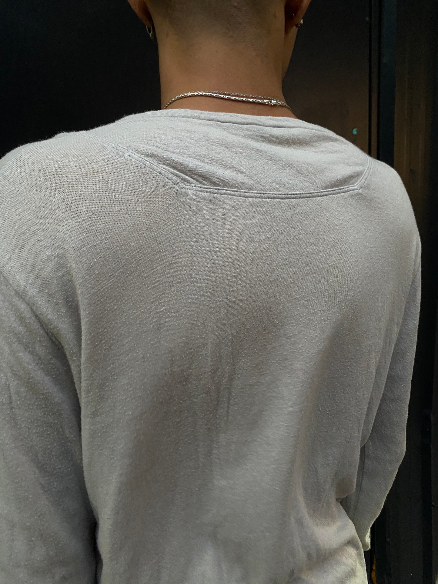 Black Barrett by Neil Barrett Long Sleeve Zip Top