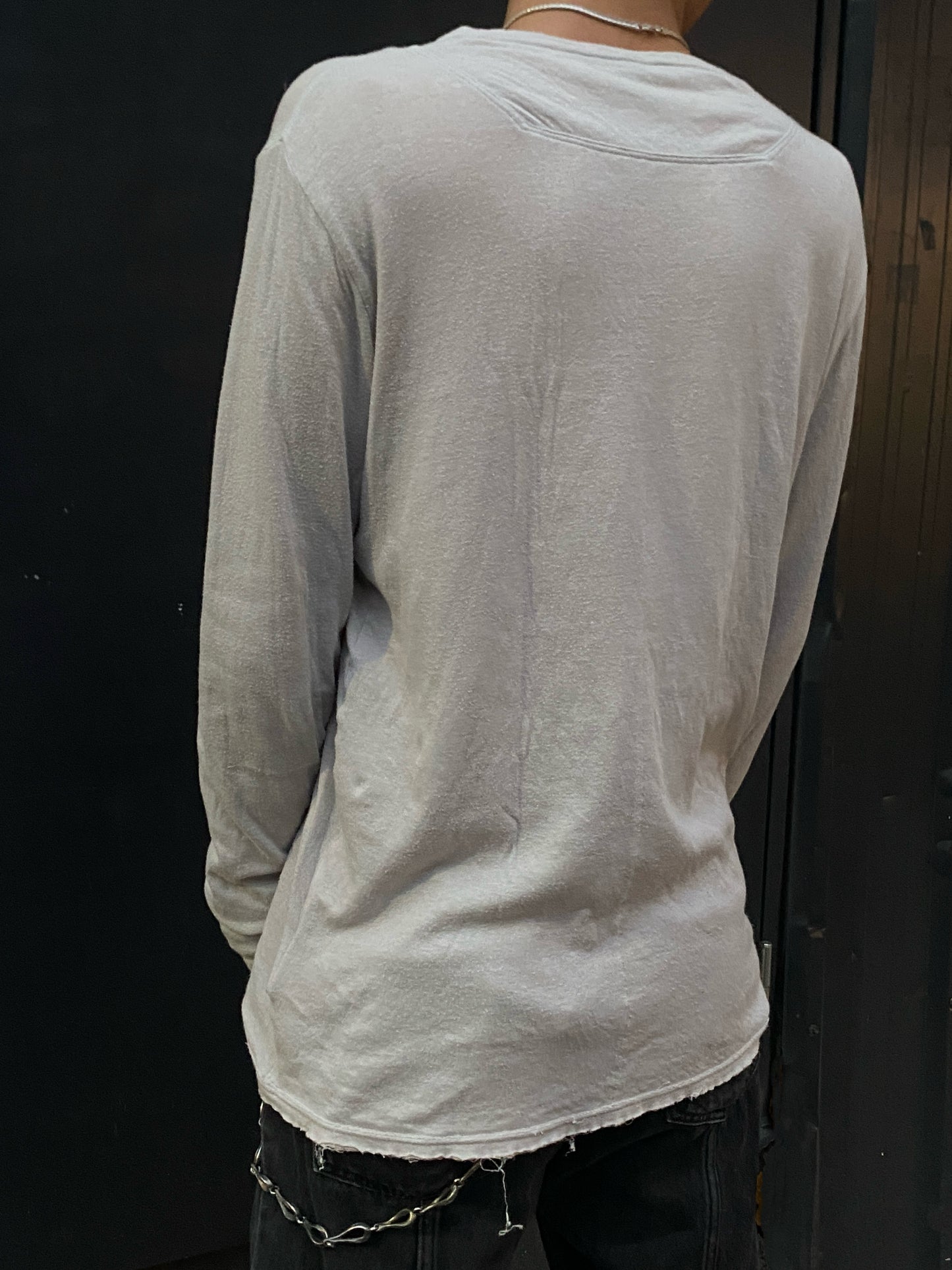 Black Barrett by Neil Barrett Long Sleeve Zip Top