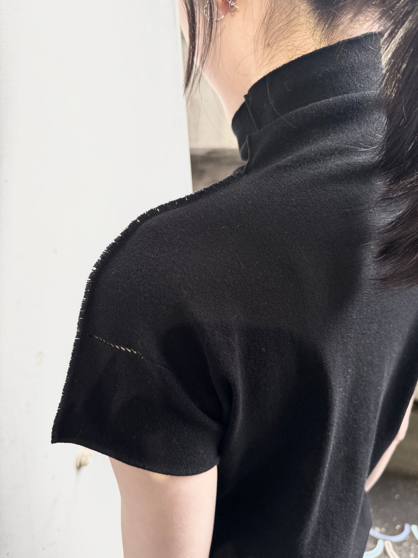 ISSEY MIYAKE APOC SHORT SLEEVE TURTLENECK