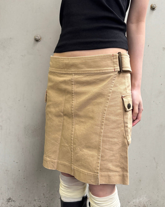 2000s Vivienne Tam Snap Cargo Skirt